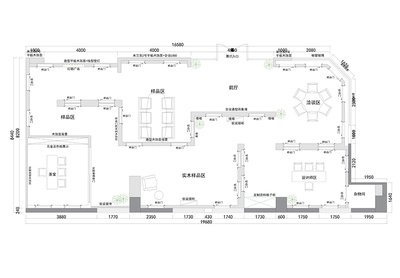 展厅平面设计简单的图片