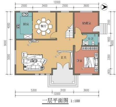 豪华主卧平面设计