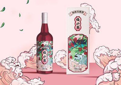 国潮风格饮料平面设计案例