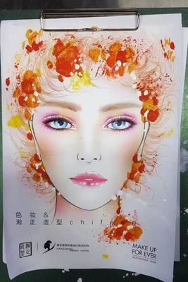 平面设计创意妆面教程