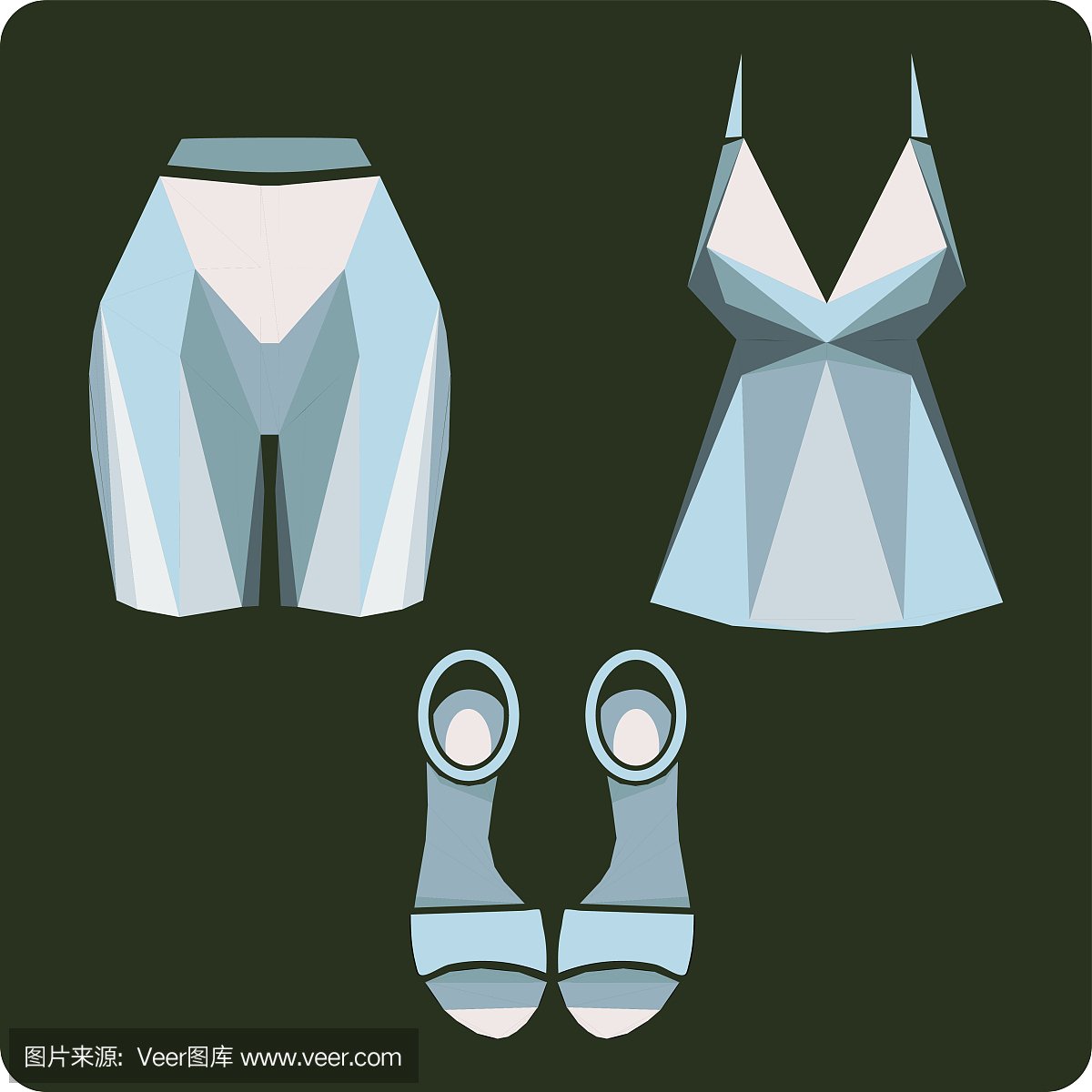 束腰平面设计图片简单女