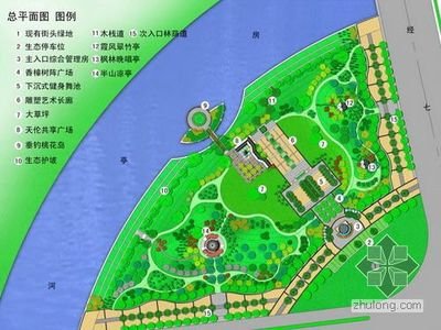 小型公园景观平面设计