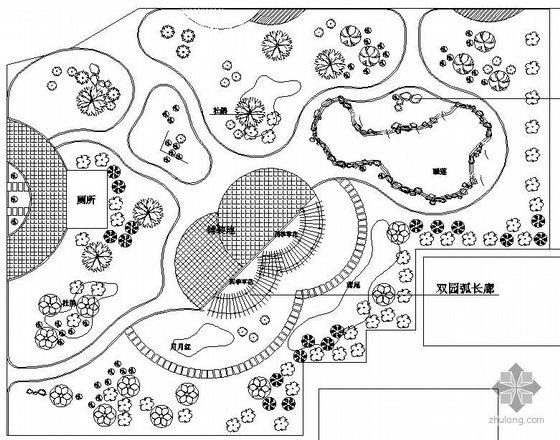 小型公园景观平面设计