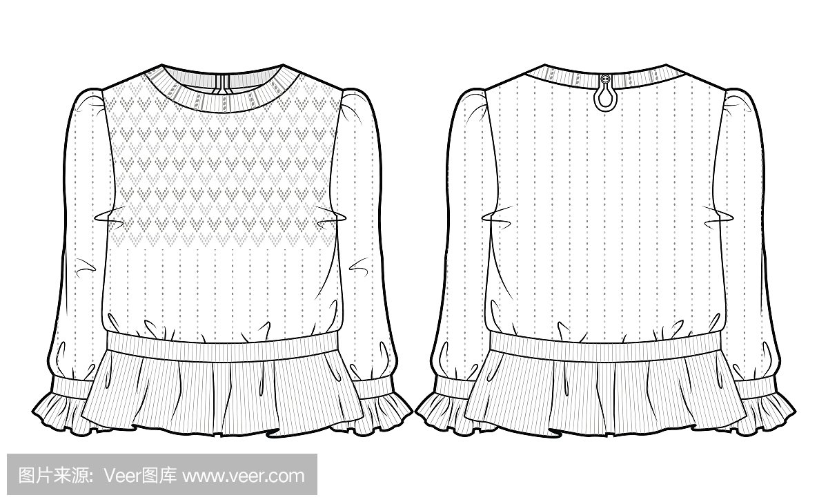 折叠衣服平面设计图纸