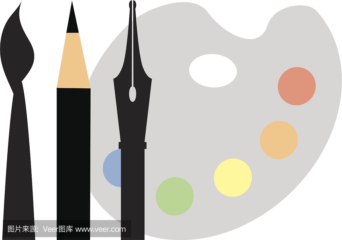 笔尖平面设计效果图