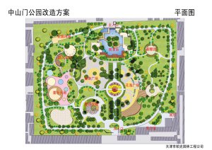 古典公园平面设计图纸