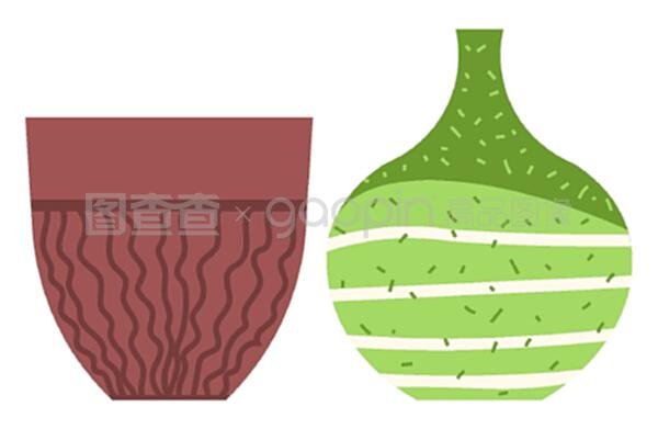 植物粘土平面设计图案图片