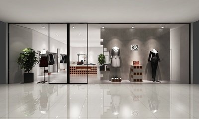 平面设计店铺橱窗图案