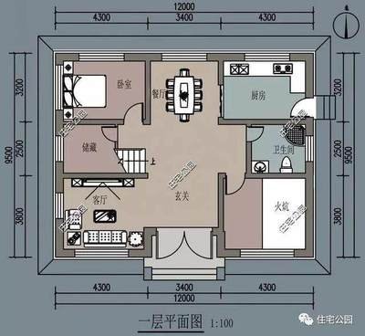 东北农村房平面设计图