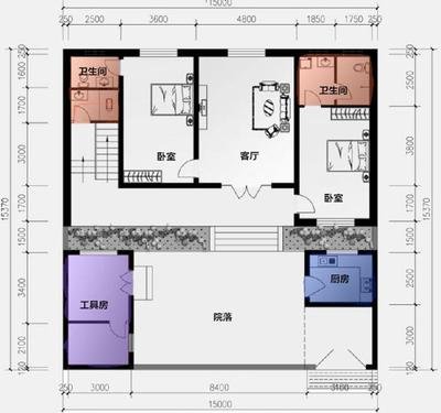东北农村房平面设计图