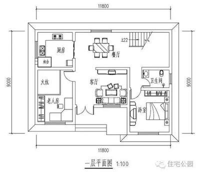 东北农村房平面设计图