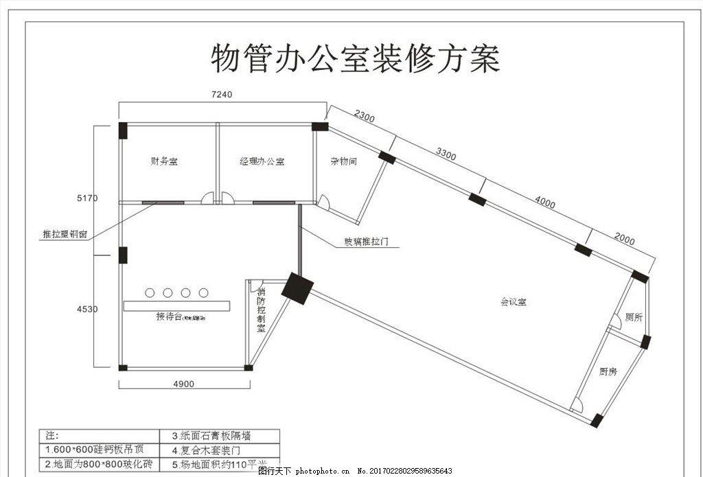 平面设计设计尺寸图怎么画