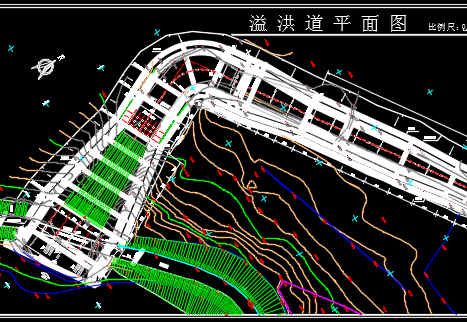 城市道路平面设计图比例尺