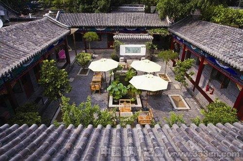 中华庭院沙盘平面设计图