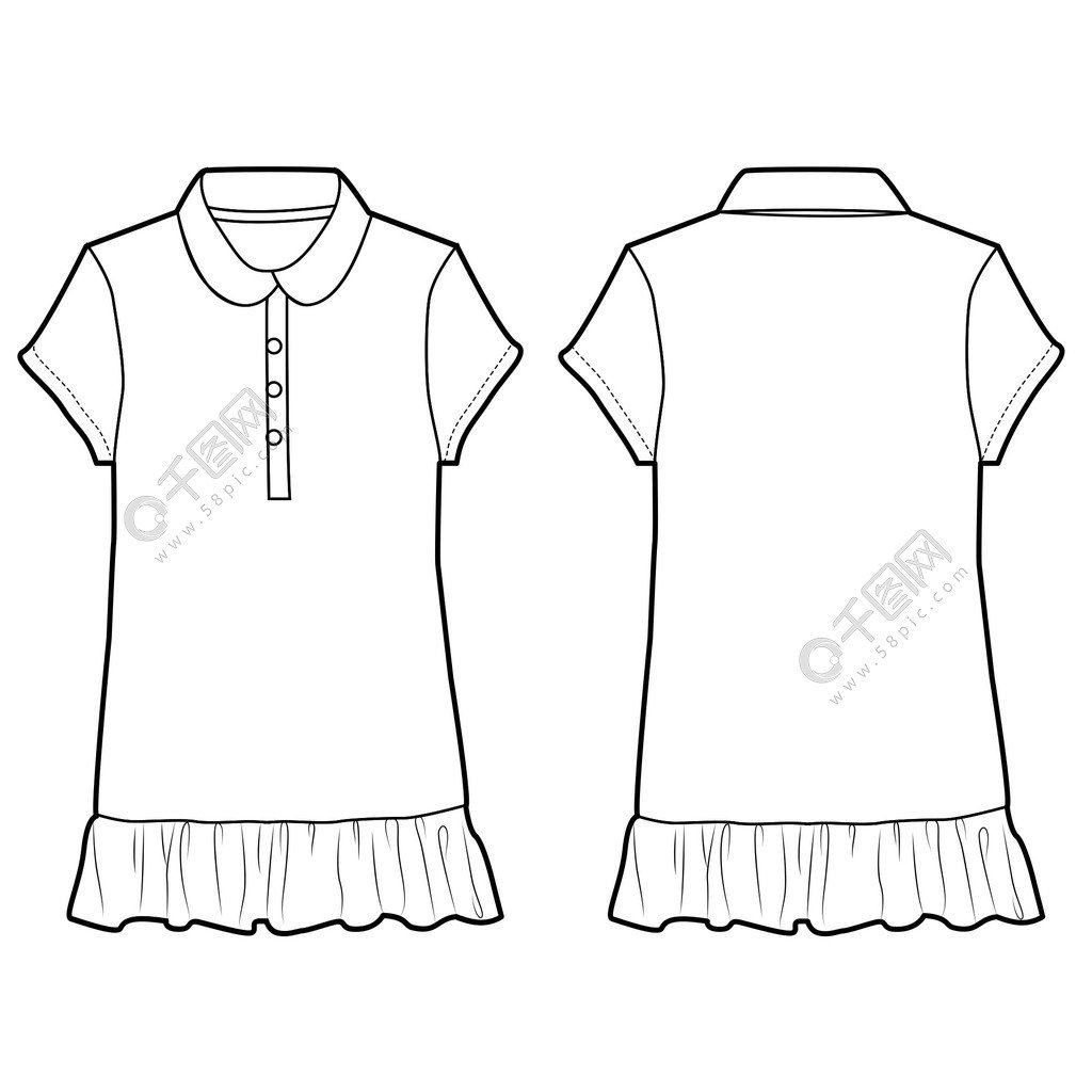衣服的平面设计图