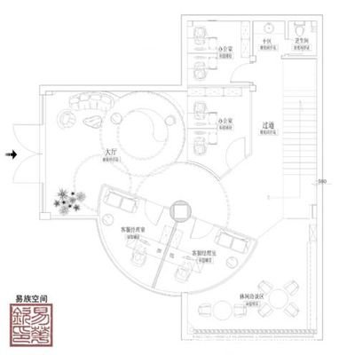 直播间空间平面设计