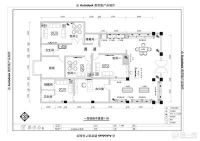 直播间空间平面设计