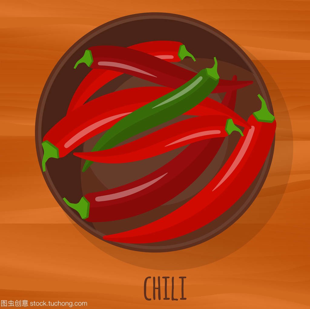 风味辣椒平面设计图