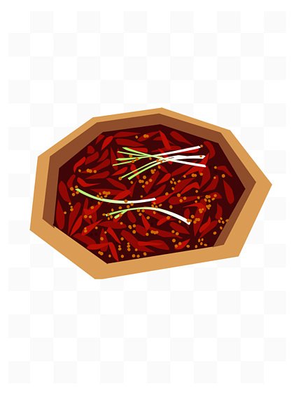 风味辣椒平面设计图