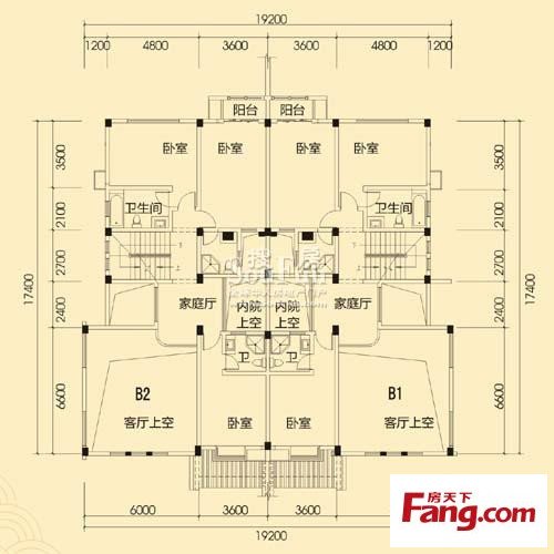 北京三进四合院平面设计图