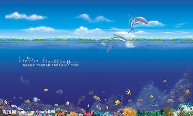 水天一色平面设计