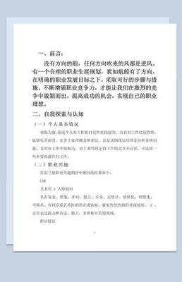 平面设计职业生涯目标