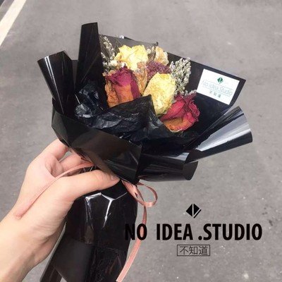 手工花束制作平面设计