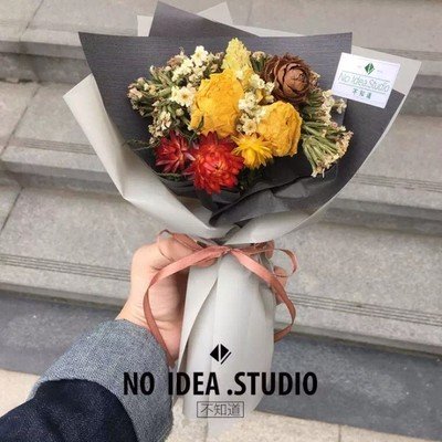手工花束制作平面设计