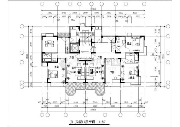 210平米的房子平面设计