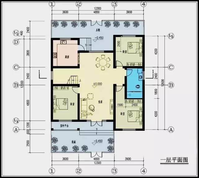 田字房平面设计