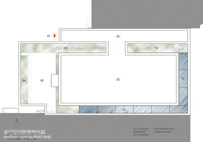 屋顶空间平面设计