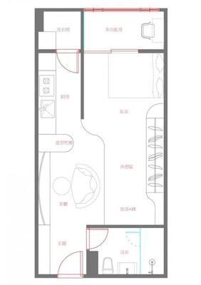 小户型主卧平面设计图纸