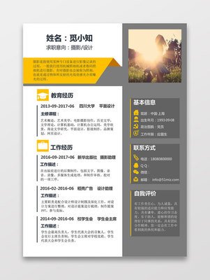 求职平面设计工作描述