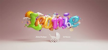 平面设计字体3d