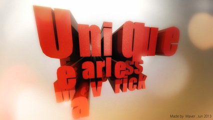 平面设计字体3d