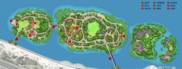 生态岛景观平面设计