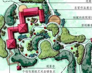 公园观景亭平面设计案例