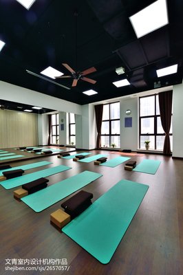 瑜伽设计平面设计图纸图片