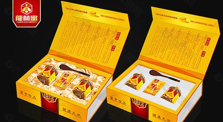 加工蜂蜜平面设计