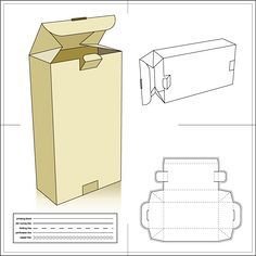 巧克力盒平面设计展开图
