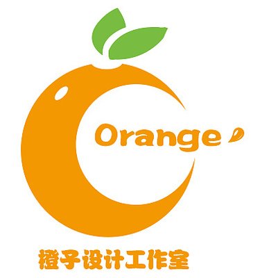橙子的平面设计黑白