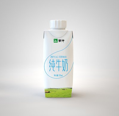 蒙牛的平面设计