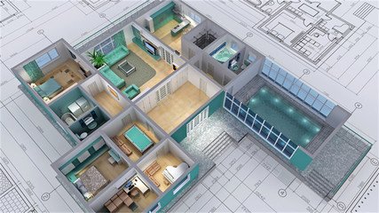 展厅平面设计图纸怎么画图