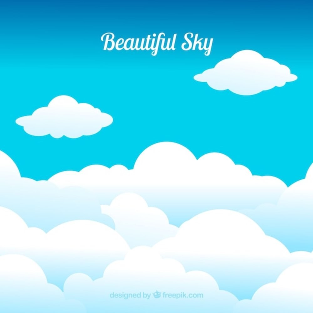 天空平面设计图片