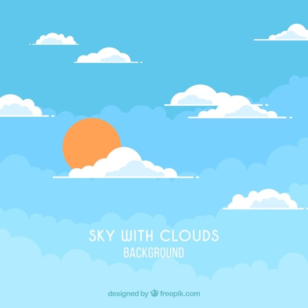 天空平面设计图片