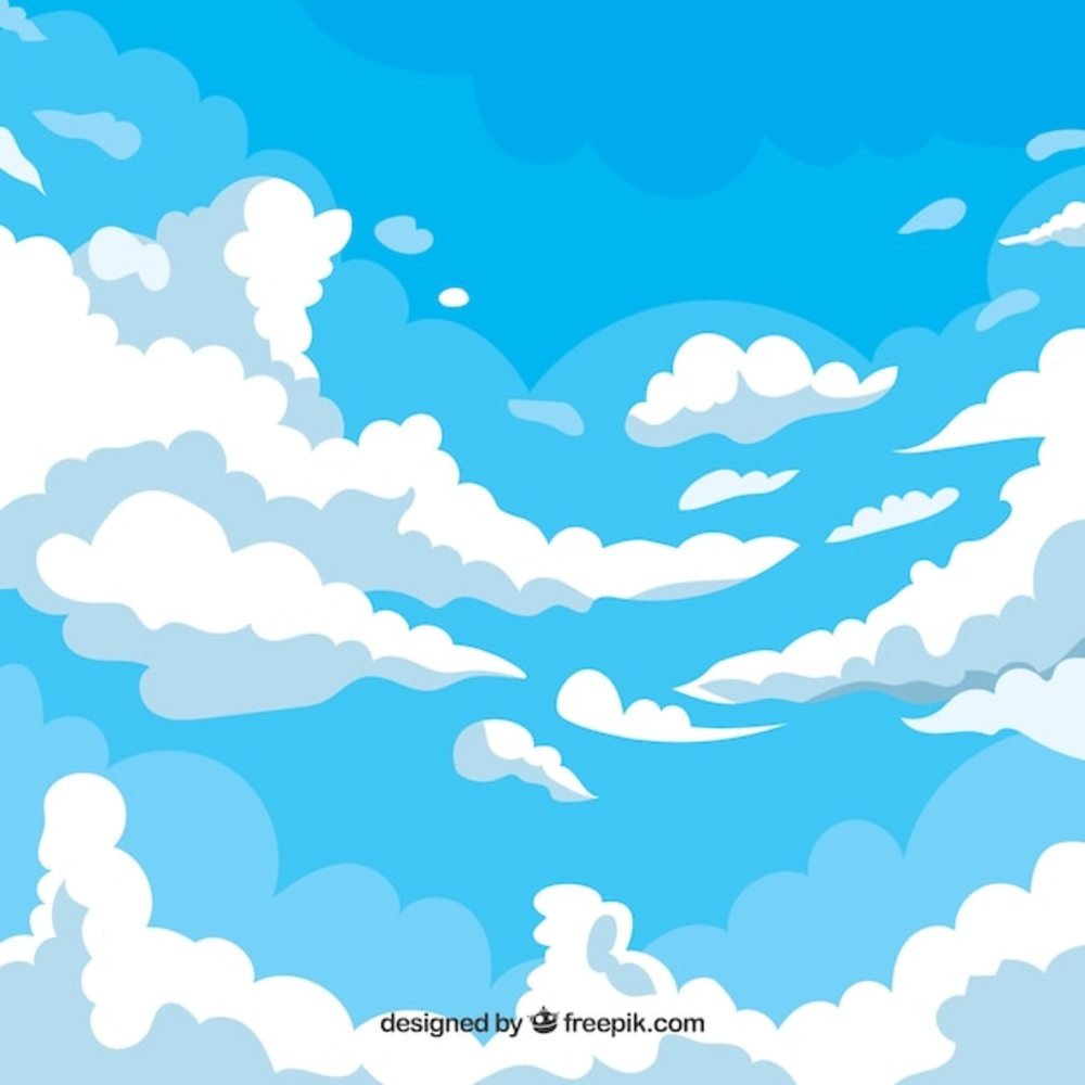 天空平面设计图片