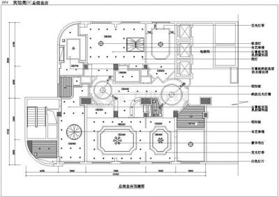 国际著名总统套房平面设计
