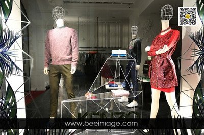 服装墙面陈列平面设计