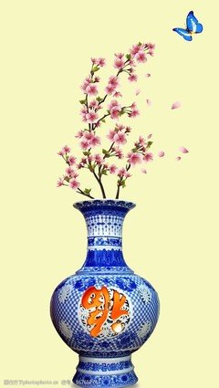 花瓶如何用平面设计画