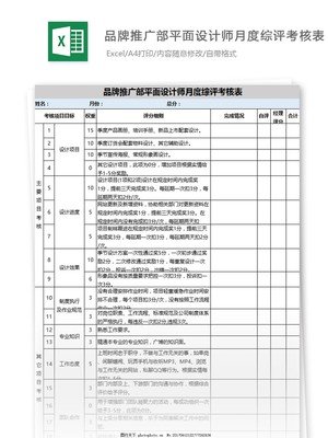 平面设计需求表案例